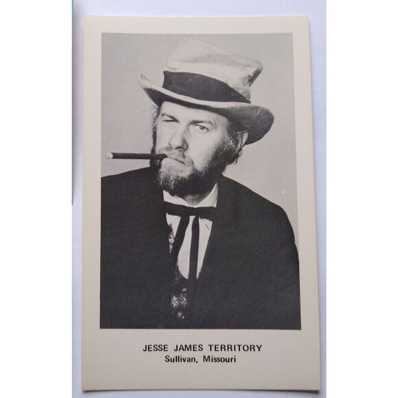 Jesse James Territory Postcard Wild West City Sullivan Missouri Hanging Judge - Picture 1 of 4